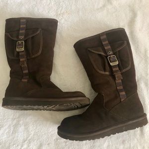 Cargo UGG Boots with Buckle Side Pocket
